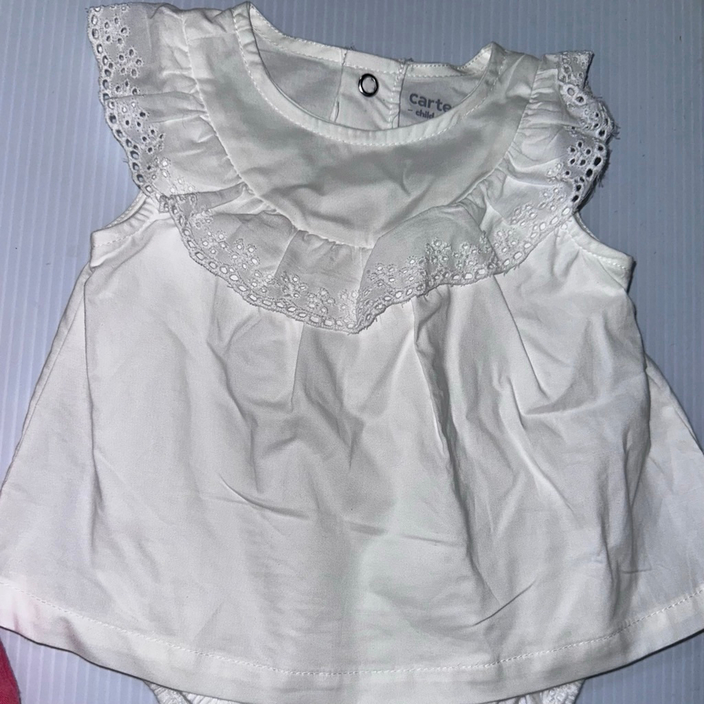 Lot of 6 Baby Girl Mixed Brands Mostly 0-3 Months 1 Size 68 Bundle Multi-color - Picture 6 of 14